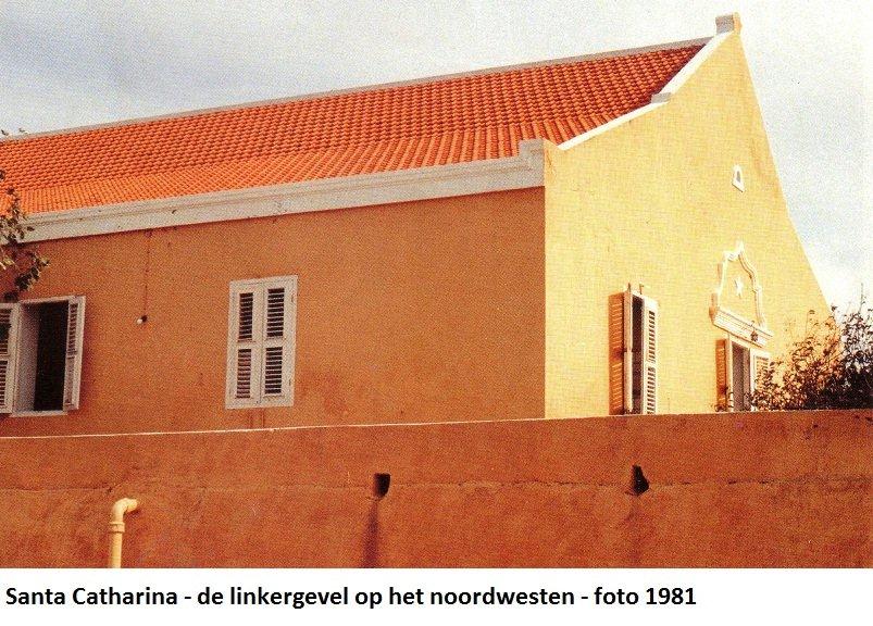 17. Santa Catharina linkergevel op het noordwesten 1981